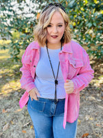Samantha Corduroy Shacket (Multiple Colors)