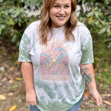 Soul Full Of Sunshine Bleached Tee