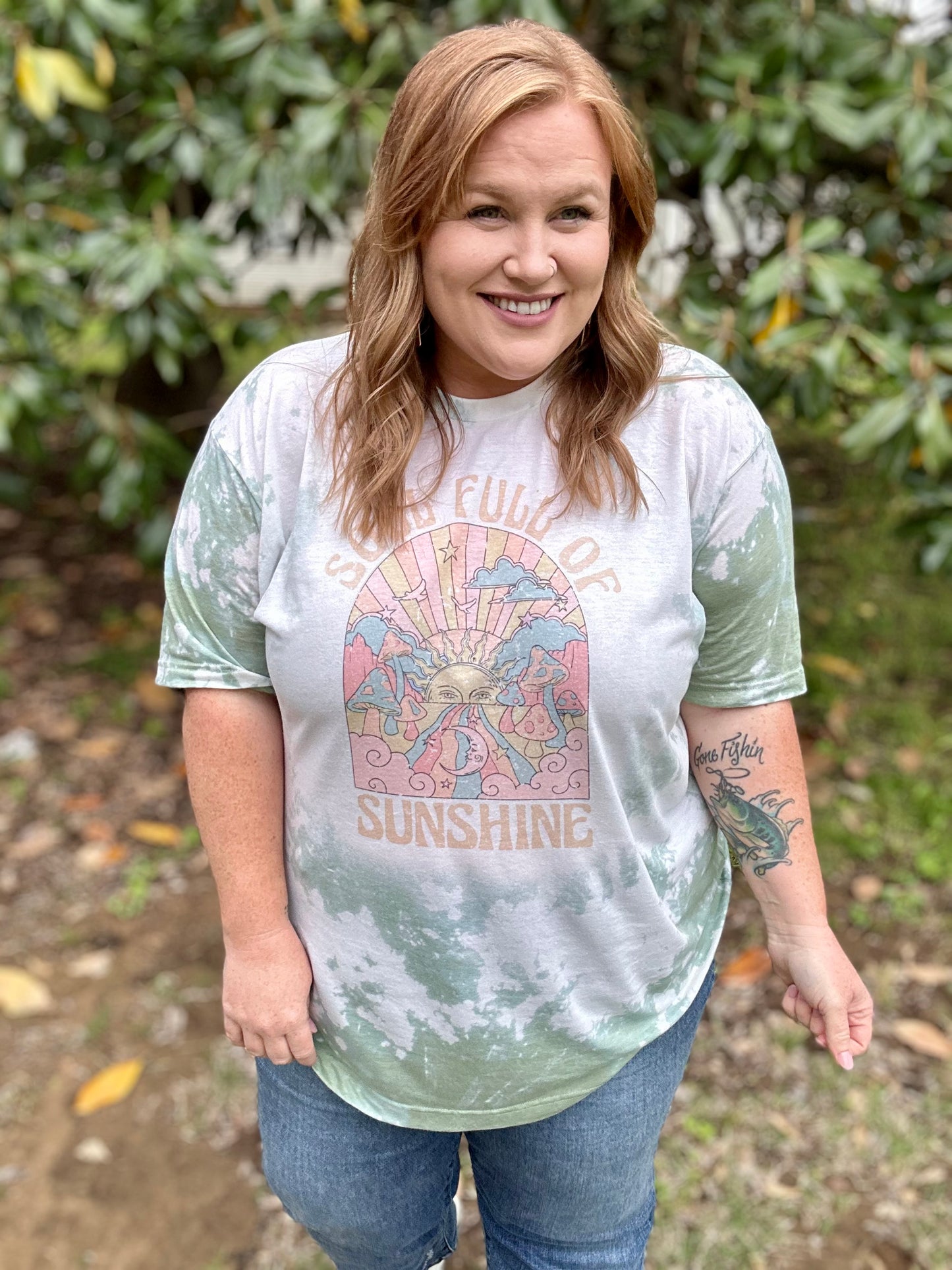 Soul Full Of Sunshine Bleached Tee