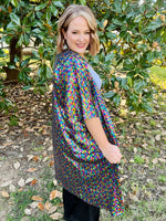 Multicolor Sequin Duster