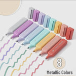 Glitter Highlighters - 8 Pack Set
