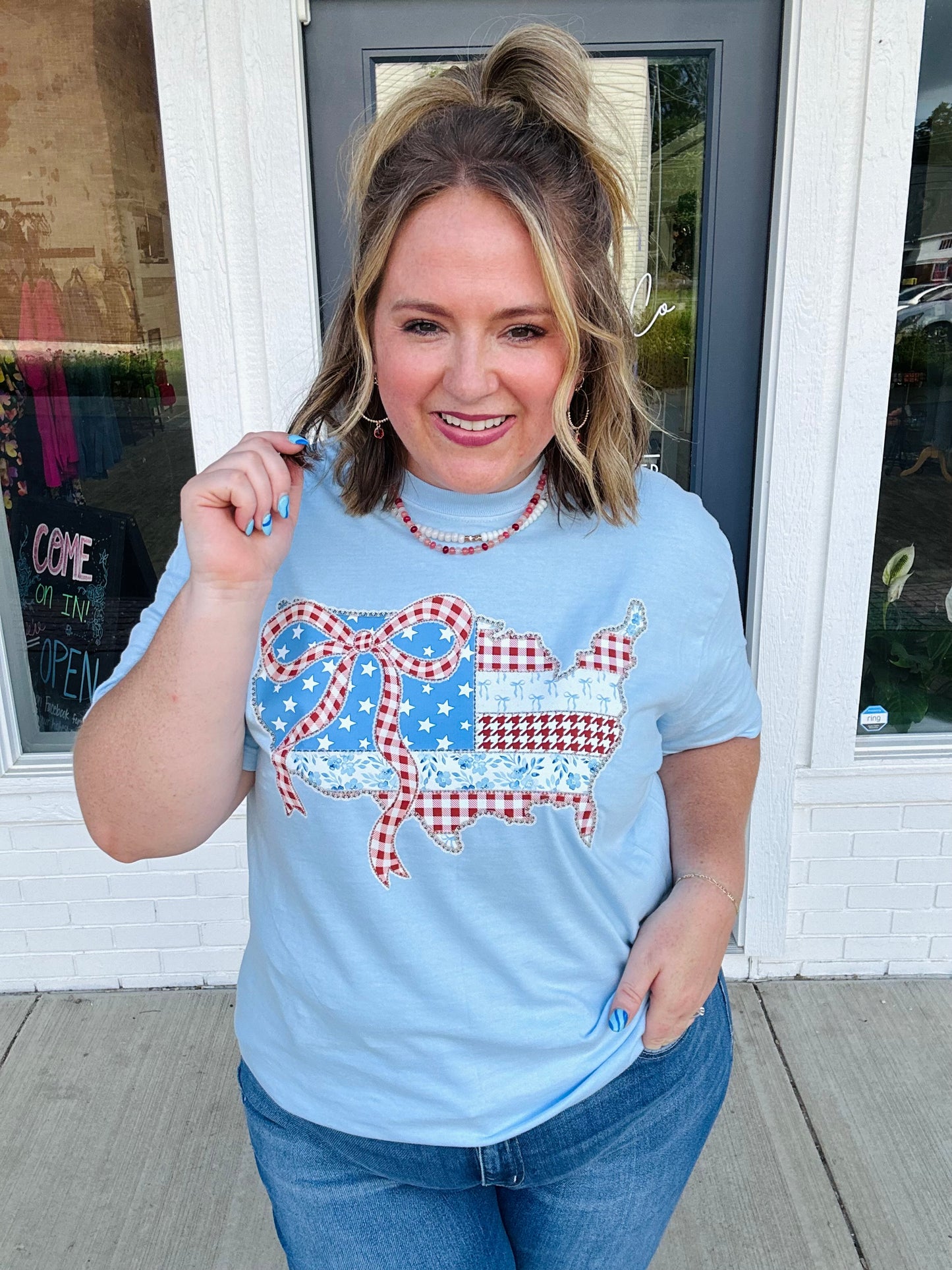 US Bows On Comfort Colors