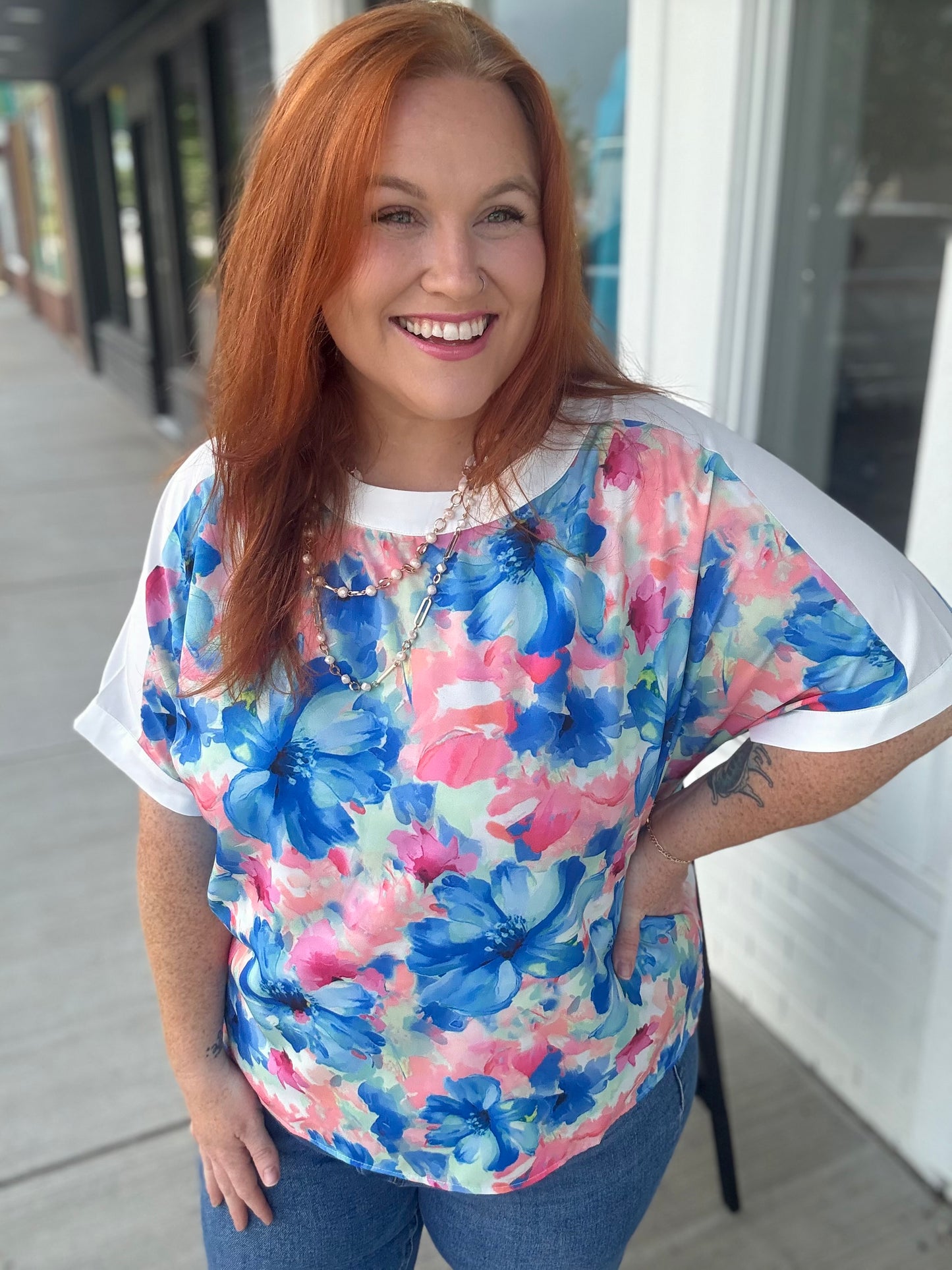 Ainsley Watercolor Top