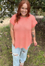 Blake Crochet Coral Top