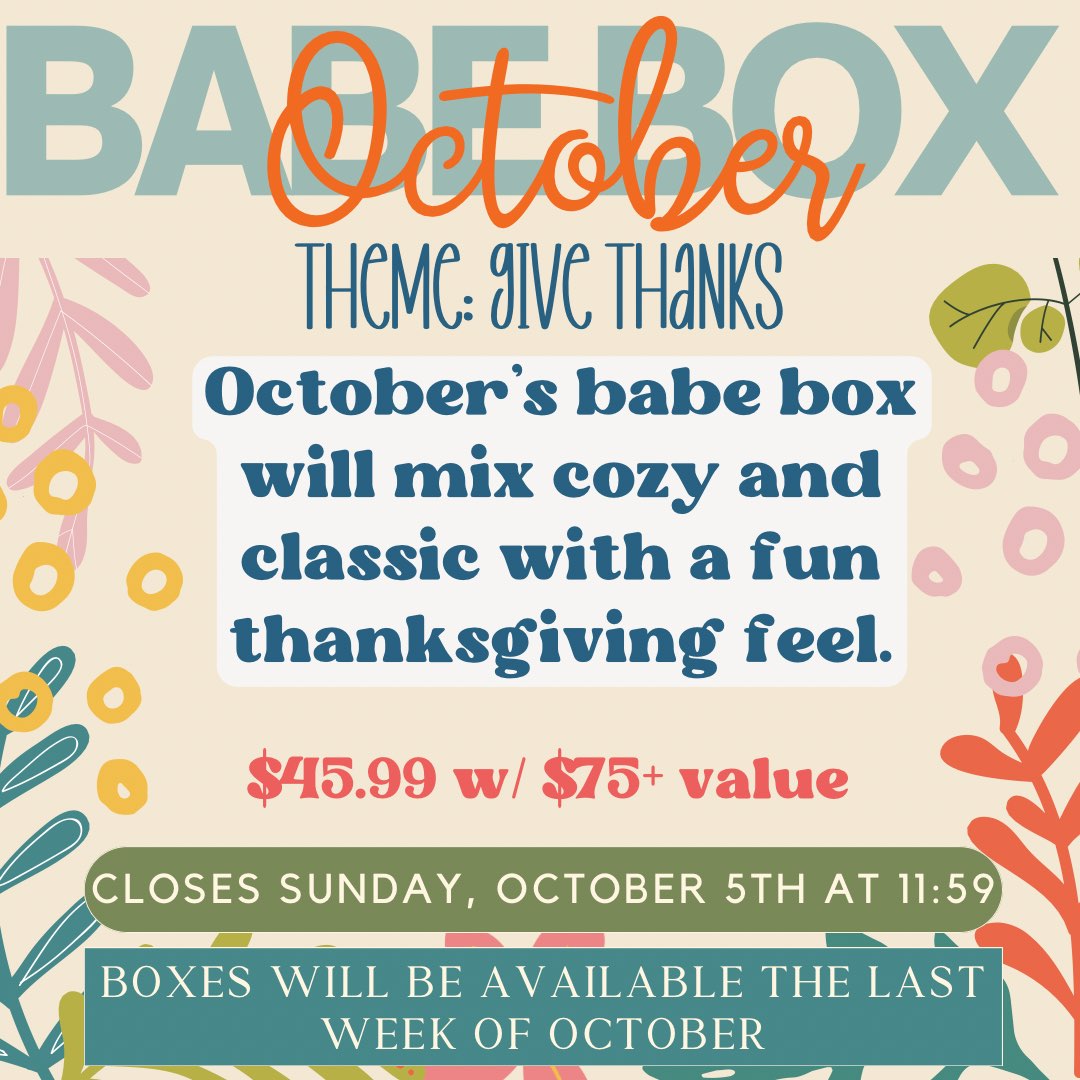 October Blue Rose Babe Box (Available until 10/5)