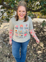 Positive Affirmations Floral Tee