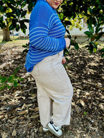 Allison Barrel Legged Washed Denim