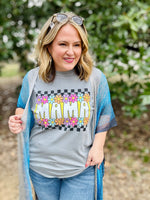 Mama Daisy Checkered Tee