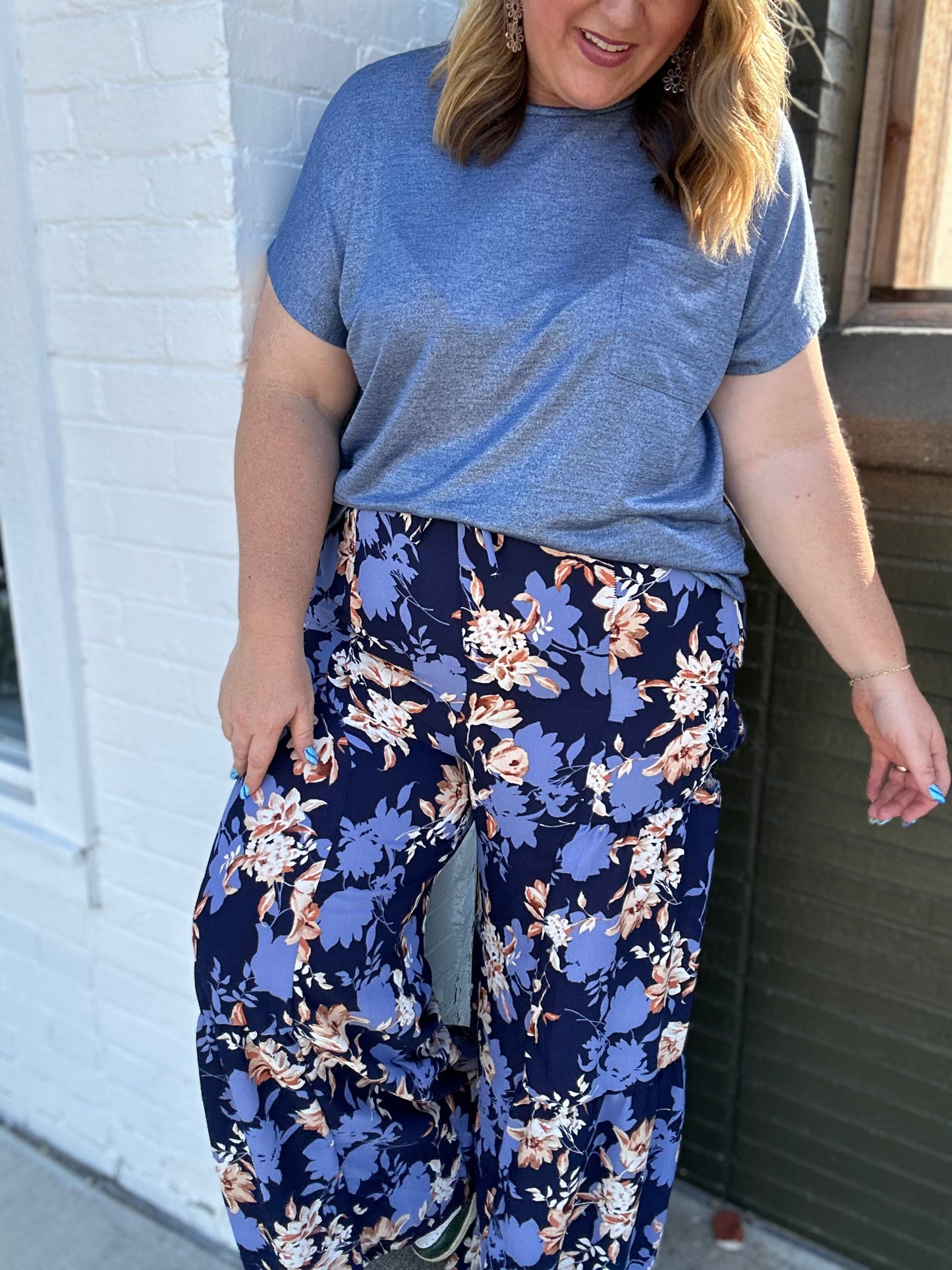 Katie Floral Wide Leg Pant