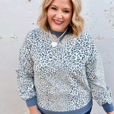 Bridgette Leopard Pullover