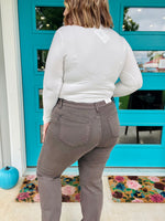 Judy Blue Dark Brown 90’s Straight Hem Jeans