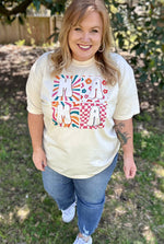 Retro Mama Graphic Tee On Comfort Colors