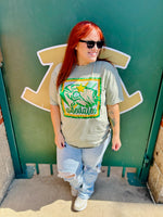 Glitter Star School Spirit On Comfort Colors (Customizable)