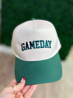 Green Gameday Embroidered Hat