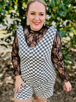 Amelia Checkered Romper
