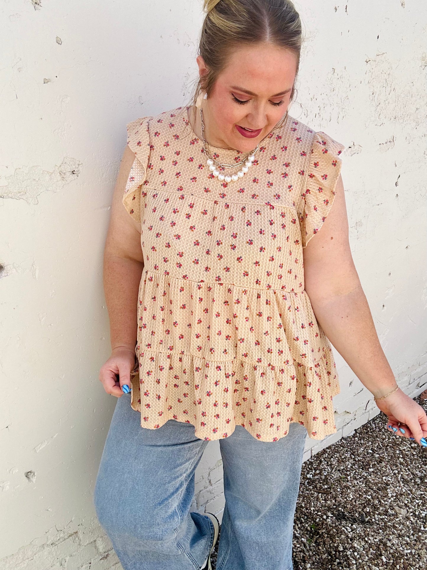 Baby Floral Tiered Top
