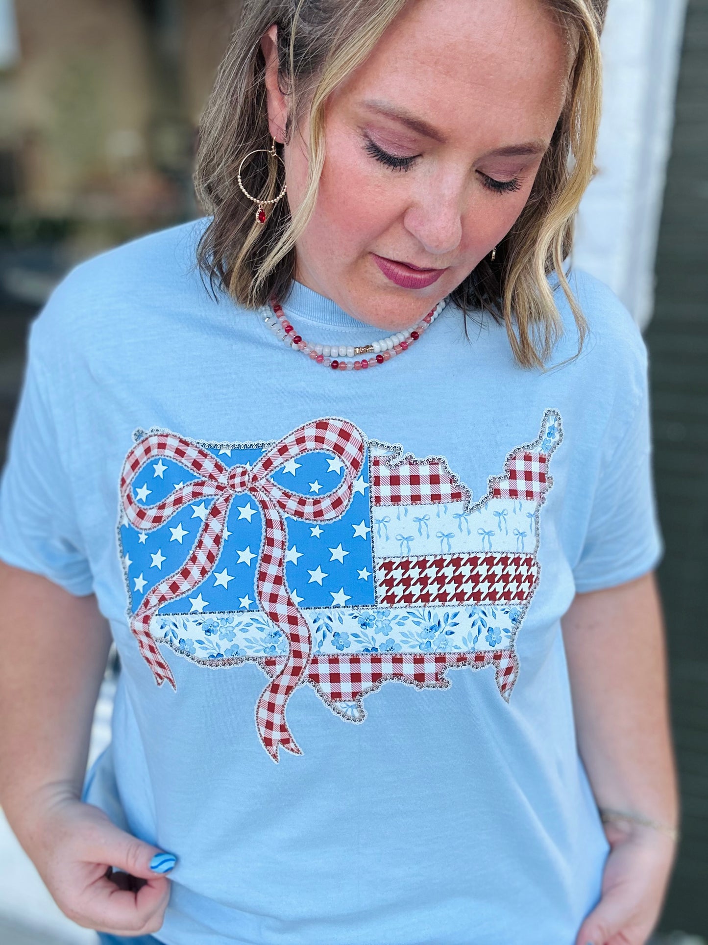 US Bows On Comfort Colors