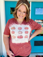 Pumpkin Fruits of the Spirit Bleached Tee