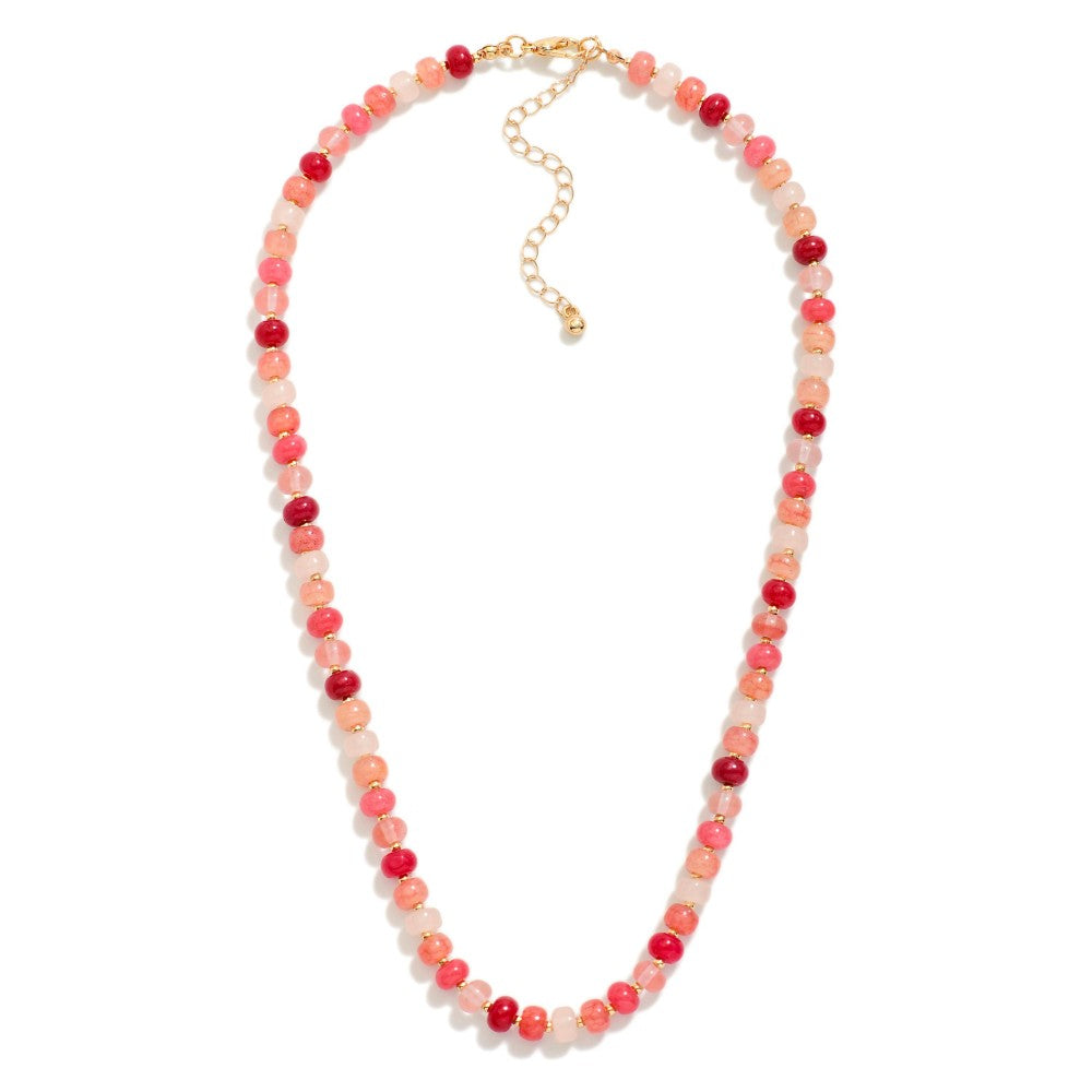 Beaded Necklace (Multiple Colors)