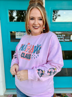 Custom Name “Claus” Sweatshirt with sleeve detail