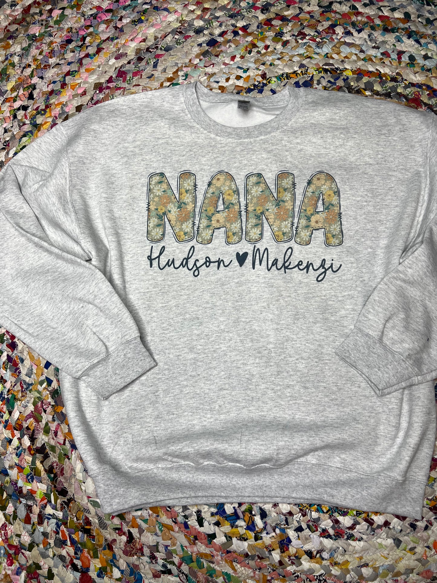 Custom Floral Sweatshirt
