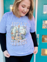 Holy Spirit Boho on Purple Comfort Colorblast