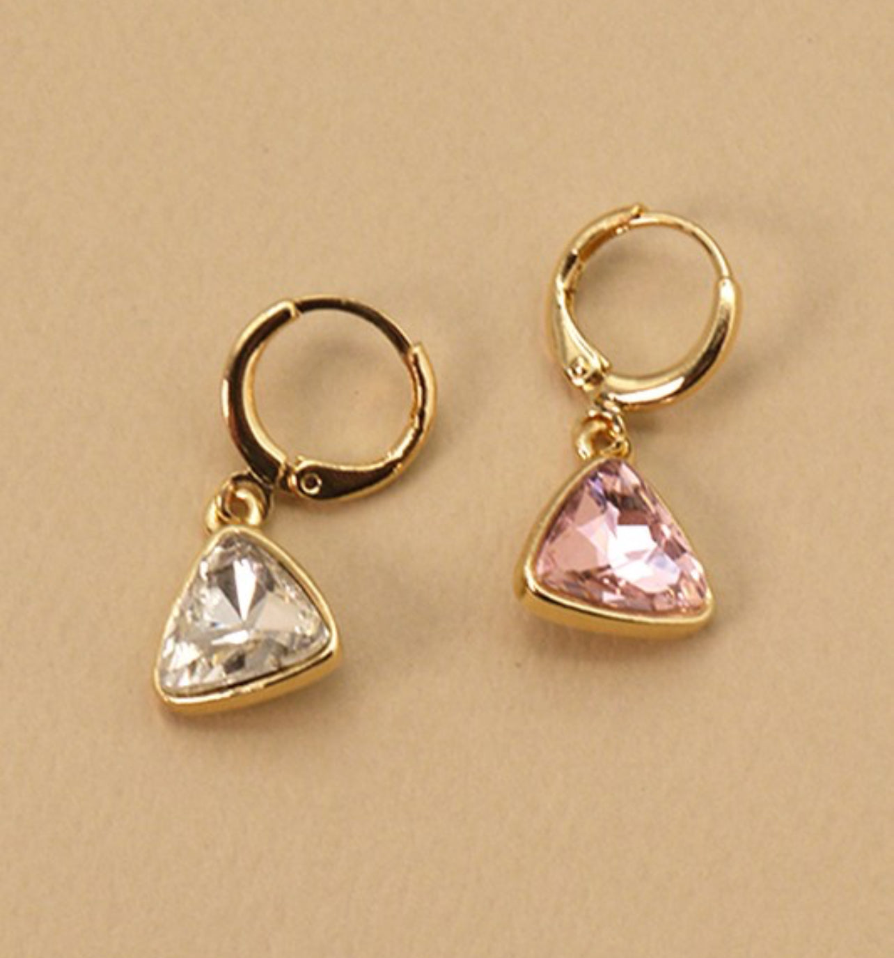 Triangle Hoop Earrings (Multiple Earrings)