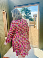 Molly Floral Tiered Mini Dress