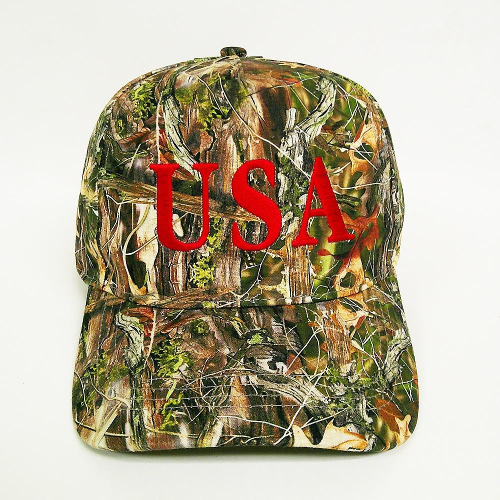 Camo USA Embroidered Hat
