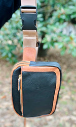 Mineral Washed Faux Leather Crossbody