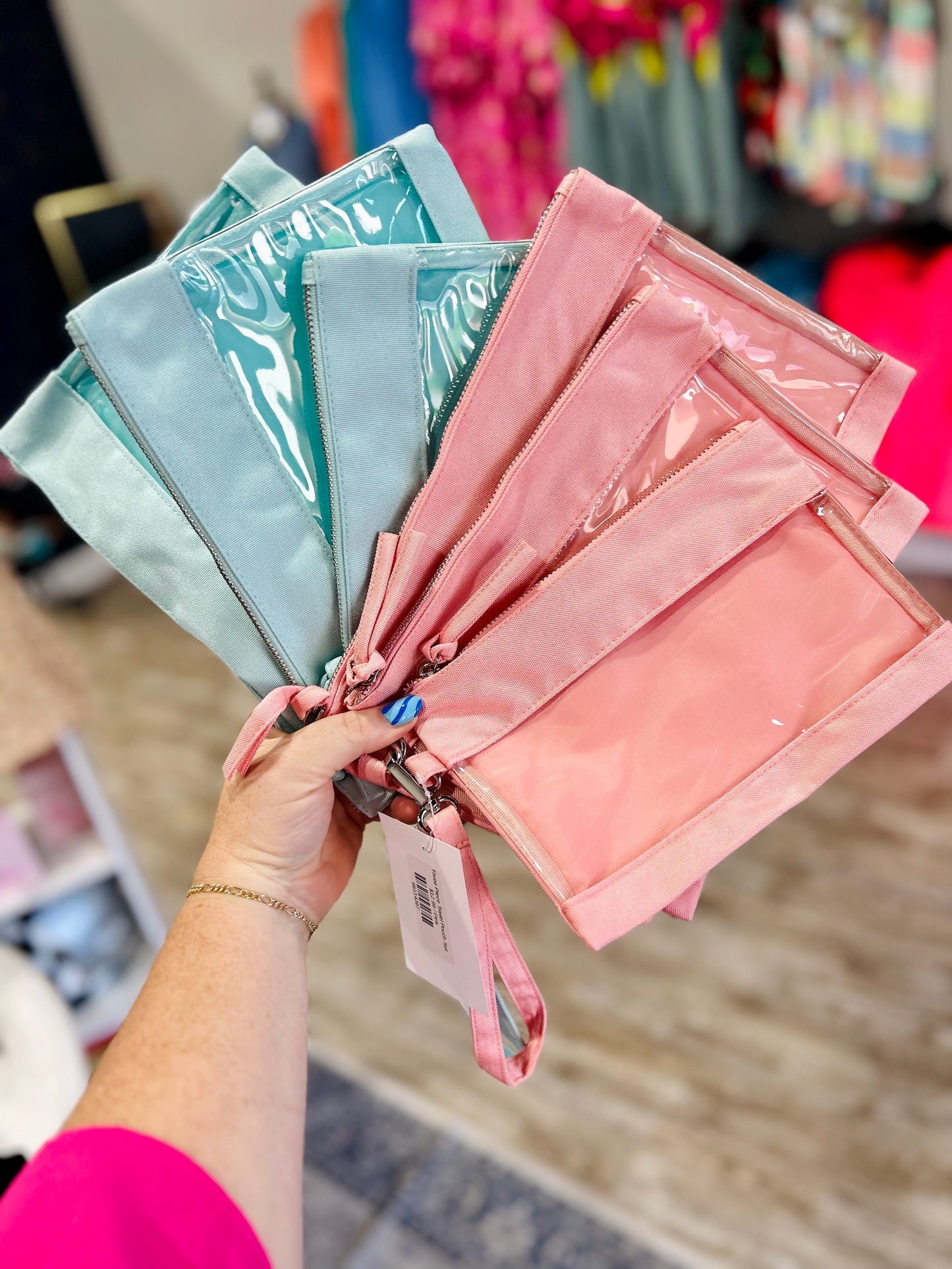 Three Piece Travel Pouch Set