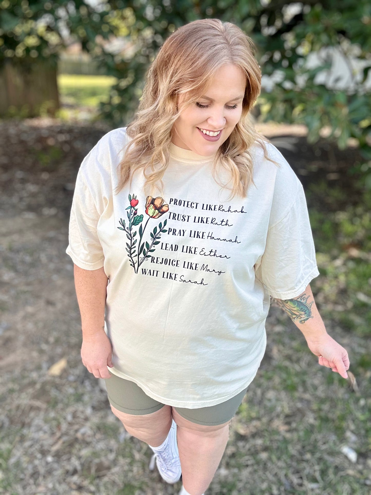 Women Of The Bible Tee On Comfort Colors
