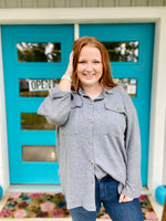 Lily Button Down Knit Shacket