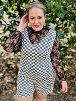 Amelia Checkered Romper