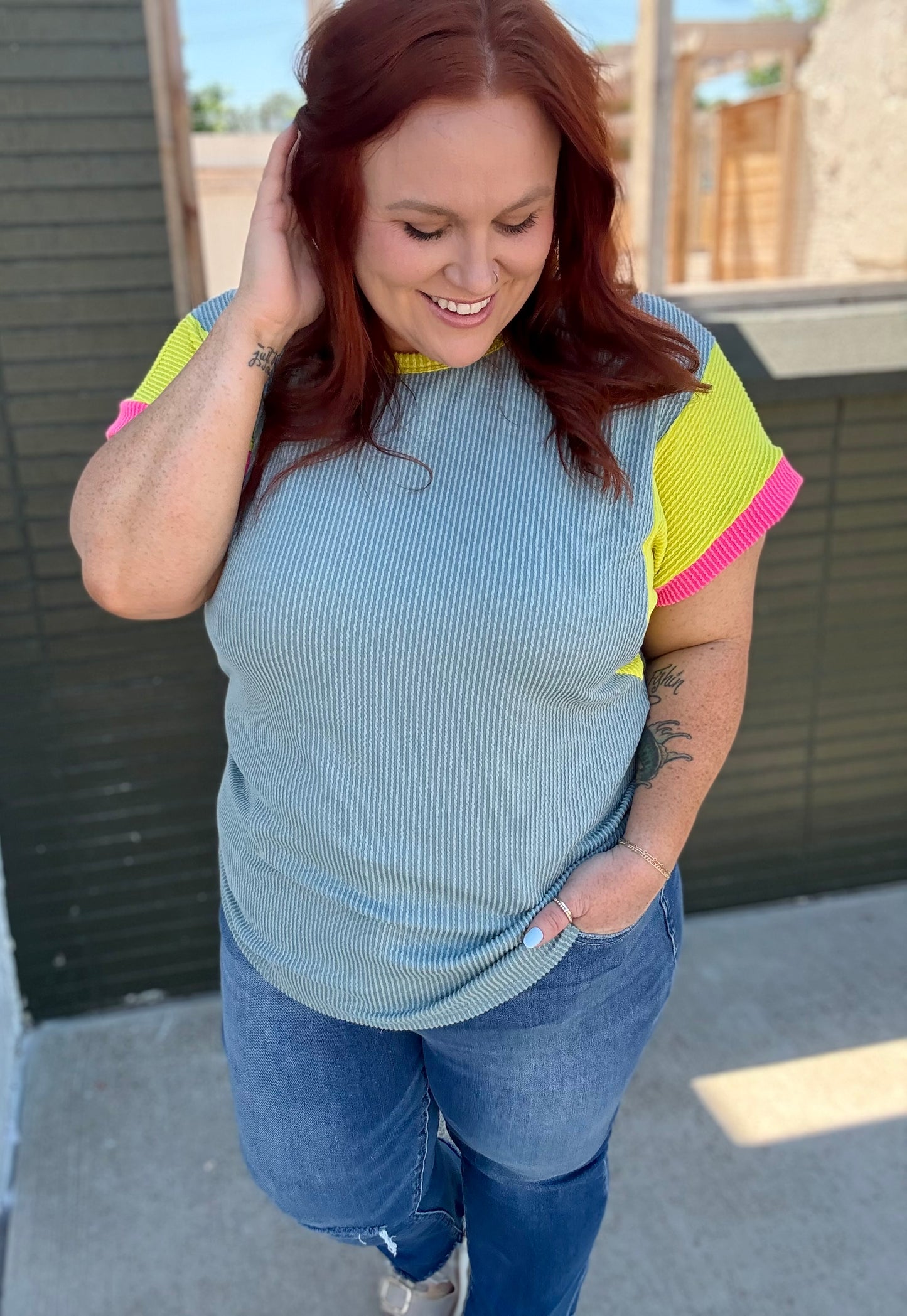 Lindy Multi Top in Sage