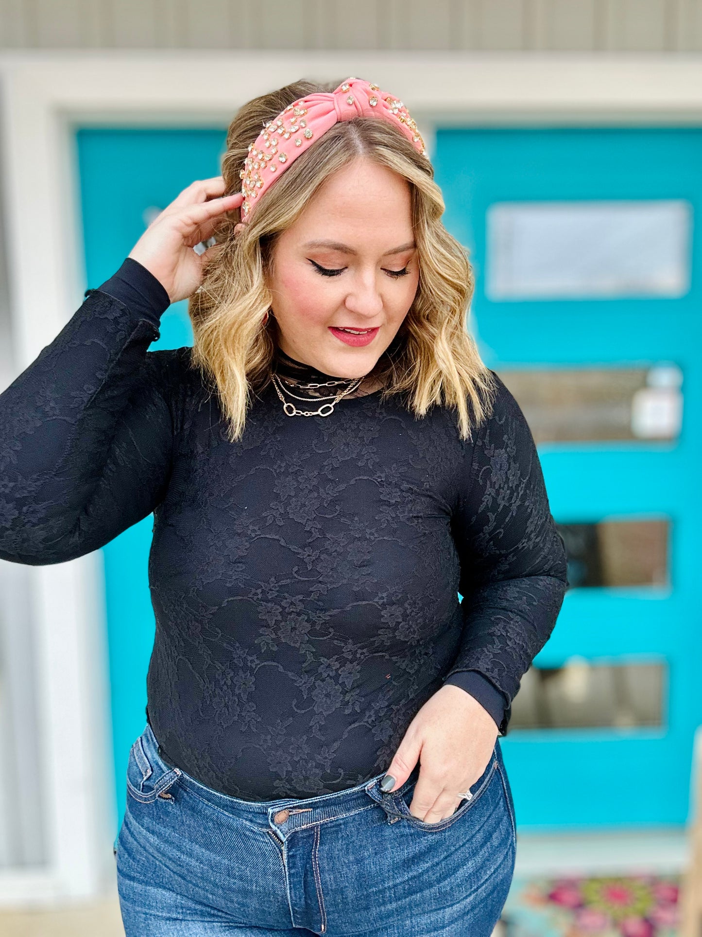 (RESTOCK) Fiona Floral Lace Top