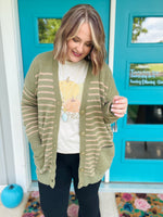 Sherri Striped Cardigan