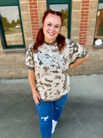 Mascot Bleached Tee (Customizable)