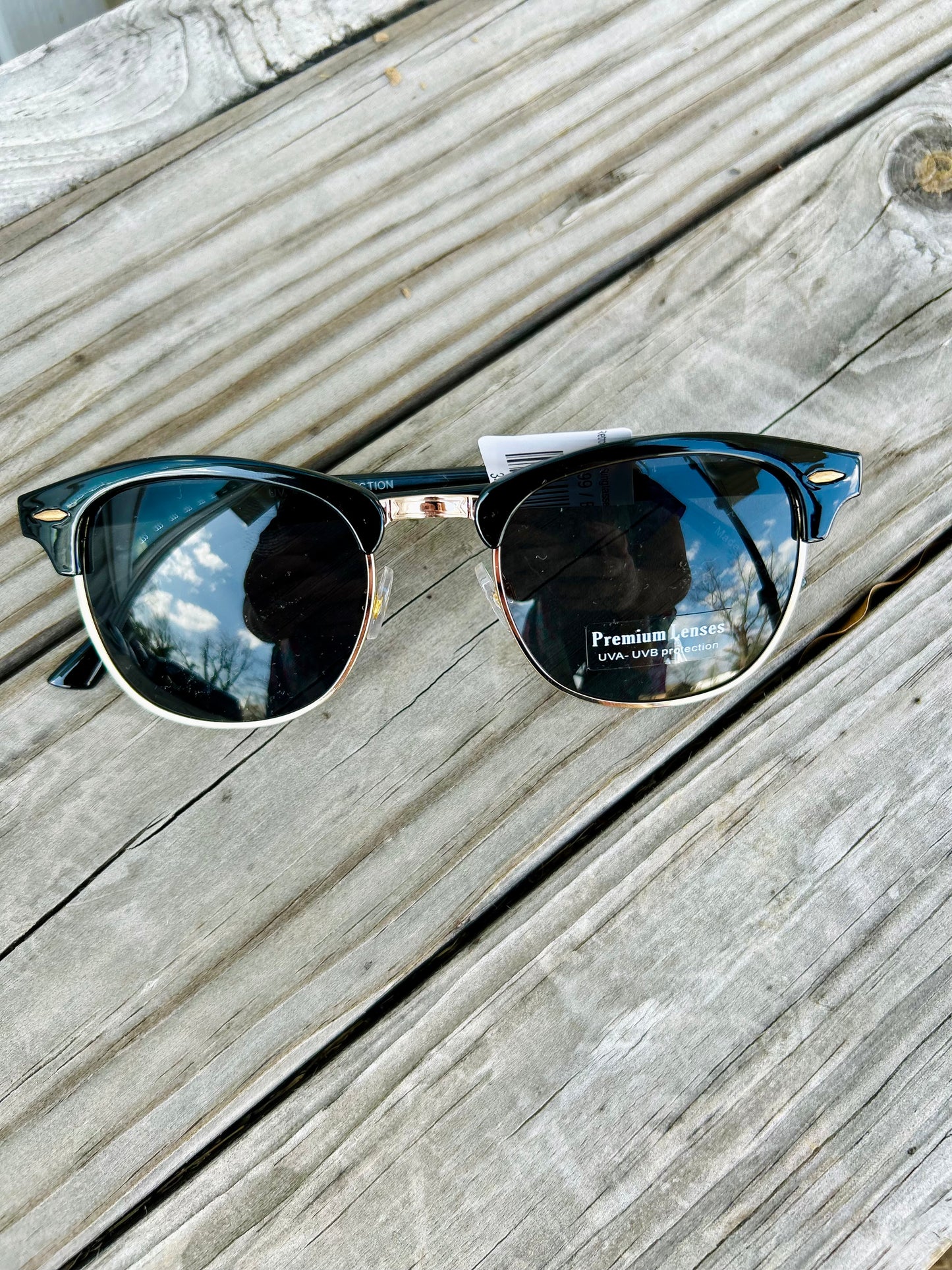 Retro Metal Rim Sunglasses (Multiple Colors)