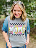 Mama Daisy Checkered Tee
