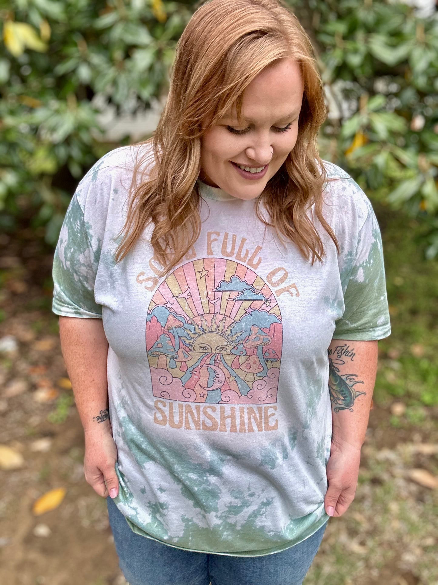 Soul Full Of Sunshine Bleached Tee