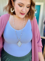 Glitter Pendant Necklace