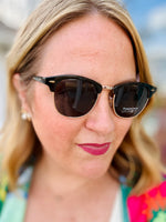 Retro Metal Rim Sunglasses (Multiple Colors)