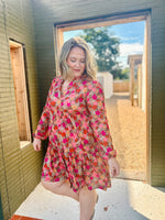 Molly Floral Tiered Mini Dress