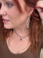 Chain Link Geometric Earrings (Multiple Colors)