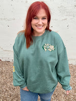 Mascot Stretch Sleeve Sweatshirt