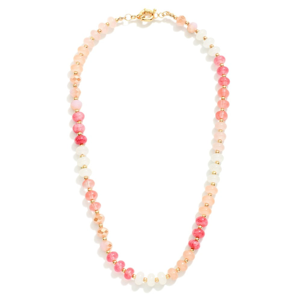 Beaded Necklace (Multiple Colors)