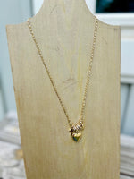 Rhinestone Heart Necklace