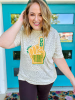 Airedale Spirit Finger on Natural Leopard