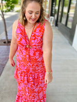 Rachael Tropical Dress (Reversible)